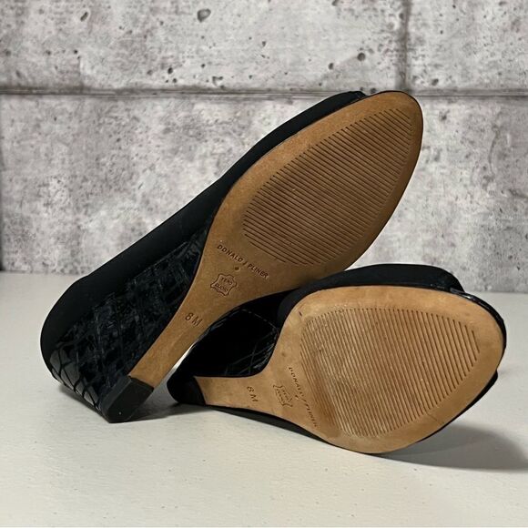 donald J Pliner Molly Peep toe Wedge - Picture 9 of 10